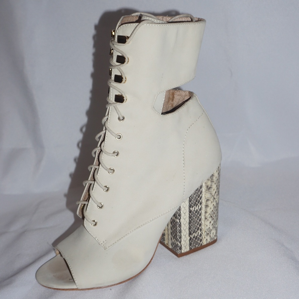 Elizabeth and James Cindy Watersnake-Heel Bootie
